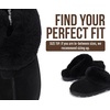 image:imageProject Cloud 100 Genuine Leather Shearling Slippers for Women Cozy Hedy  Australian Shearling Lining with Memory Foam Insole Comfort  Lightweight and Durable NonSlip Sole snd Cozy Warm WearBlack