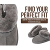 image:imageProject Cloud 100 Genuine Leather Shearling Slippers for Women Cozy Hedy  Australian Shearling Lining with Memory Foam Insole Comfort  Lightweight and Durable NonSlip Sole snd Cozy Warm WearGrey