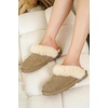 image:imageProject Cloud 100 Genuine Leather Shearling Slippers for Women Cozy Hedy  Australian Shearling Lining with Memory Foam Insole Comfort  Lightweight and Durable NonSlip Sole snd Cozy Warm WearBeige