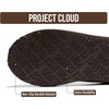 image:imageProject Cloud 100 Genuine Leather Shearling Slippers for Women Nerita  Australian Fur Lining Memory Foam Insole Non Slip EVA Sole Fuzzy Plush House Shoes Warm Cozy Indoor Footwear Everyday ComfortDark Chocolate Suede