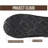image:imageProject Cloud 100 Genuine Leather Shearling Slippers for Women Nerita  Australian Fur Lining Memory Foam Insole Non Slip EVA Sole Fuzzy Plush House Shoes Warm Cozy Indoor Footwear Everyday ComfortBlack Distressed