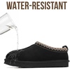 image:imageProject Cloud 100 Genuine Leather Shearling Slippers for Women Nerita  Australian Fur Lining Memory Foam Insole Non Slip EVA Sole Fuzzy Plush House Shoes Warm Cozy Indoor Footwear Everyday ComfortBlack