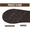 image:imageProject Cloud 100 Genuine Leather Shearling Slippers for Women Nerita  Australian Fur Lining Memory Foam Insole Non Slip EVA Sole Fuzzy Plush House Shoes Warm Cozy Indoor Footwear Everyday ComfortBrown Distressed
