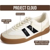 image:imageProject Cloud 100 Genuine Leather Slip On Sneakers for Women Shoes  Memory Foam Insole Lightweight Shoes for Women  Womens Fashion Sneakers  Comfortable Women Footwear Everyday EssentialsWhite Multi