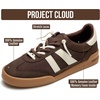 image:imageProject Cloud 100 Genuine Leather Slip On Sneakers for Women Shoes  Memory Foam Insole Lightweight Shoes for Women  Womens Fashion Sneakers  Comfortable Women Footwear Everyday EssentialsDark Brown