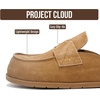 image:imageProject Cloud 100 Genuine Leather Slip On Womens Clogs 2026 Foamy  Plush amp Soft Insole with Arch Support for Comfort Non Slip Mules amp Clogs for Women Footwear Water Resistant Women ShoesChestnut Suede