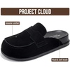 image:imageProject Cloud 100 Genuine Leather Slip On Womens Clogs 2026 Foamy  Plush amp Soft Insole with Arch Support for Comfort Non Slip Mules amp Clogs for Women Footwear Water Resistant Women ShoesBlack Suede