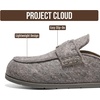 image:imageProject Cloud 100 Genuine Leather Slip On Womens Clogs 2026 Foamy  Plush amp Soft Insole with Arch Support for Comfort Non Slip Mules amp Clogs for Women Footwear Water Resistant Women ShoesGrey Wool