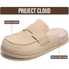 image:imageProject Cloud 100 Genuine Leather Slip On Womens Clogs 2026 Foamy  Plush amp Soft Insole with Arch Support for Comfort Non Slip Mules amp Clogs for Women Footwear Water Resistant Women ShoesBone Suede
