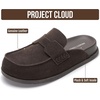 image:imageProject Cloud 100 Genuine Leather Slip On Womens Clogs 2026 Foamy  Plush amp Soft Insole with Arch Support for Comfort Non Slip Mules amp Clogs for Women Footwear Water Resistant Women ShoesCedar Suede