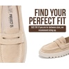 image:imageProject Cloud 100 Genuine Leather SlipOn Loafers for Women Filide1  Memory Foam Insole Lightweight Womens Loafers  NonSlip Moccasins Comfortable Casual Footwear  Comfortable Loafers WomenNude