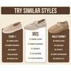 image:imageProject Cloud 100 Genuine Leather Slipon Casual Loafers for Women Iris  Memory Foam Insole Lightweight Womens Loafers  NonSlip Moccasins Comfortable Casual Footwear  Comfortable Loafers WomenLight Grey Suede