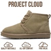 image:imageProject Cloud 100 Genuine Leather Womens Ankle Boots 2026 Julee  Memory Foam Insole and NonSlip LaceUp Design with Lightweight Fall amp Winter Boots for Women  WaterResistant Snow BootsBark