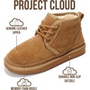 image:imageProject Cloud 100 Genuine Leather Womens Ankle Boots 2026 Julee  Memory Foam Insole and NonSlip LaceUp Design with Lightweight Fall amp Winter Boots for Women  WaterResistant Snow BootsTan