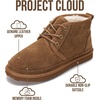 image:imageProject Cloud 100 Genuine Leather Womens Ankle Boots 2026 Julee  Memory Foam Insole and NonSlip LaceUp Design with Lightweight Fall amp Winter Boots for Women  WaterResistant Snow BootsToasted Nut Suede