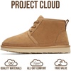 image:imageProject Cloud 100 Genuine Leather Womens Ankle Boots 2026 Julee  Memory Foam Insole and NonSlip LaceUp Design with Lightweight Fall amp Winter Boots for Women  WaterResistant Snow BootsWheat Suede