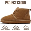 image:imageProject Cloud 100 Genuine Leather Womens Ankle Boots 2026 Julee  Memory Foam Insole and NonSlip LaceUp Design with Lightweight Fall amp Winter Boots for Women  WaterResistant Snow BootsTan