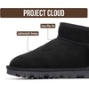 image:imageProject Cloud 100 Genuine Leather Womens Boots  Ankle Boots Women Hikey  Water Resistant Memory Foam Insole Comfortable Fall Shoes  Casual Footwear Outdoor Womens Boots  Cold Weather EssentialsBlack Suede