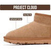 image:imageProject Cloud 100 Genuine Leather Womens Boots  Ankle Boots Women Hikey  Water Resistant Memory Foam Insole Comfortable Fall Shoes  Casual Footwear Outdoor Womens Boots  Cold Weather EssentialsChestnut Suede