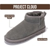 image:imageProject Cloud 100 Genuine Leather Womens Boots  Ankle Boots Women Hikey  Water Resistant Memory Foam Insole Comfortable Fall Shoes  Casual Footwear Outdoor Womens Boots  Cold Weather EssentialsGrey Suede