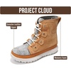 image:imageProject Cloud 100 Genuine Leather Womens Snow Boots Waterproof Leonora  100 Genuine Leather Waterproof Memory Foam Insole NonSlip Sole Lightweight Outdoor Winter Shoes for WomenCamel