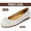 image:imageProject Cloud Ballet Flats for Women  NonSlip Womens Flats  Durable Genuine Leather Insole and Lightweight Design with Comfortable Memory Foam Flats for Everyday WearCool Grey  Ashley