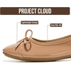 image:imageProject Cloud Ballet Flats for Women  NonSlip Womens Flats  Durable Genuine Leather Insole and Lightweight Design with Comfortable Memory Foam Flats for Everyday WearNude Patent  Ashley