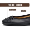 image:imageProject Cloud Ballet Flats for Women  NonSlip Womens Flats  Durable Genuine Leather Insole and Lightweight Design with Comfortable Memory Foam Flats for Everyday WearBlack 2  Ashley