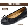 image:imageProject Cloud Ballet Flats for Women  NonSlip Womens Flats  Durable Genuine Leather Insole and Lightweight Design with Comfortable Memory Foam Flats for Everyday WearBlack 2  Ashley