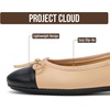 image:imageProject Cloud Ballet Flats for Women  NonSlip Womens Flats  Durable Genuine Leather Insole and Lightweight Design with Comfortable Memory Foam Flats for Everyday WearNude Black  Ashley