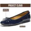 image:imageProject Cloud Ballet Flats for Women  NonSlip Womens Flats  Durable Genuine Leather Insole and Lightweight Design with Comfortable Memory Foam Flats for Everyday WearNavy Patent  Ashley