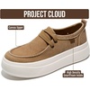 image:imageProject Cloud Canvas Platform Loafers for Women Boat Shoes for Women Dana  Canvas Womens Sneakers with High Density SmartFoam Insole Womens Shoes  Lightweight Womens Sneakers Women FootwearTobacco Retro Canvas