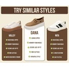 image:imageProject Cloud Canvas Platform Loafers for Women Boat Shoes for Women Dana  Canvas Womens Sneakers with High Density SmartFoam Insole Womens Shoes  Lightweight Womens Sneakers Women FootwearLunar Rock Retro Canvas