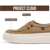image:imageProject Cloud Canvas Platform Loafers for Women Boat Shoes for Women Dana  Canvas Womens Sneakers with High Density SmartFoam Insole Womens Shoes  Lightweight Womens Sneakers Women FootwearTobacco Retro Canvas