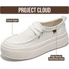 image:imageProject Cloud Canvas Platform Loafers for Women Boat Shoes for Women Dana  Canvas Womens Sneakers with High Density SmartFoam Insole Womens Shoes  Lightweight Womens Sneakers Women FootwearOff White Retro Canvas