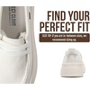 image:imageProject Cloud Canvas Platform Loafers for Women Boat Shoes for Women Dana  Canvas Womens Sneakers with High Density SmartFoam Insole Womens Shoes  Lightweight Womens Sneakers Women FootwearOff White Retro Canvas