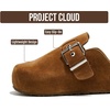 image:imageProject Cloud Clogs for Women Footwear  Memory Foam and NonSlip Platform Wedges Heels for Women Mules amp Clogs 2026  Comfortable Stylish SlipOn with Adjustable Straps Rhona Chestnut 6  Memory Foam Insole and Lightweight Design  NonSlip Sole Comfortable and Durable Womens Flats for All Occasions