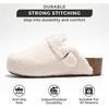 image:imageProject Cloud Clogs for Women Footwear  Memory Foam and NonSlip Platform Wedges Heels for Women Mules amp Clogs 2026  Comfortable Stylish SlipOn with Adjustable Straps Rhona White 9