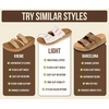 image:imageProject Cloud Comfortable Womens Sandals Platform Sandals for Women  Lightweight Plush Soft Insole Buckle Non Slip Durable Fashion Frayed Footwear Casual Beach Summer Everyday Style All Day Wear