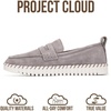 image:imageProject Cloud Genuine Leather Loafers for Women  Memory Foam Womens Shoes  Non Slip Spring Loafers Flexible Sole  Fashion Shoes for Women 2026 FilideGrey