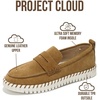 image:imageProject Cloud Genuine Leather Loafers for Women  Memory Foam Womens Shoes  Non Slip Spring Loafers Flexible Sole  Fashion Shoes for Women 2026 FilideTan