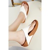 image:imageProject Cloud Genuine Leather Platform Sandals Women Non Slip Womens Slides  Lightweight Platform Sandals for Women with Plush Soft Insole amp Arch Support Comfortable Sandals amp Summer Slides for WomenWhite