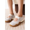 image:imageProject Cloud Girls Mary Jane Shoes amp NonSlip Kids Sneakers Little Donna  Memory Foam Insole Lightweight Flats for Girls  Comfortable Everyday Girls Sneakers Casual Kids ShoesGrey
