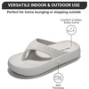 image:imageProject Cloud House Slippers Womens Sandals  NonSlip and Lightweight Recovery Slippers for Women Beach Essentials Water Slides for Women Pillow Grey 11