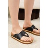 image:imageProject Cloud Lightweight Womens Non Slip Casual Beach Sandals for Women  Plush Insole Women Sandals Shoes for Women Footwear Trendy Summer Everyday Fashion Travel amp Vacation Easy Wear Warm WeatherRaft  Black Thong