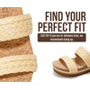 image:imageProject Cloud Lightweight Womens Non Slip Casual Beach Sandals for Women  Plush Insole Women Sandals Shoes for Women Footwear Trendy Summer Everyday Fashion Travel amp Vacation Easy Wear Warm WeatherRaffia Slide