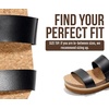 image:imageProject Cloud Lightweight Womens Non Slip Casual Beach Sandals for Women  Plush Insole Women Sandals Shoes for Women Footwear Trendy Summer Everyday Fashion Travel amp Vacation Easy Wear Warm WeatherBlack Slide