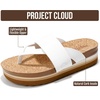 image:imageProject Cloud Lightweight Womens Non Slip Casual Beach Sandals for Women  Plush Insole Women Sandals Shoes for Women Footwear Trendy Summer Everyday Fashion Travel amp Vacation Easy Wear Warm WeatherRaft  Offwhite Thong