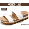 image:imageProject Cloud Lightweight Womens Non Slip Casual Beach Sandals for Women  Plush Insole Women Sandals Shoes for Women Footwear Trendy Summer Everyday Fashion Travel amp Vacation Easy Wear Warm WeatherOffwhite Slide