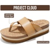 image:imageProject Cloud Lightweight Womens Non Slip Casual Beach Sandals for Women  Plush Insole Women Sandals Shoes for Women Footwear Trendy Summer Everyday Fashion Travel amp Vacation Easy Wear Warm WeatherRaft  Natural Thong